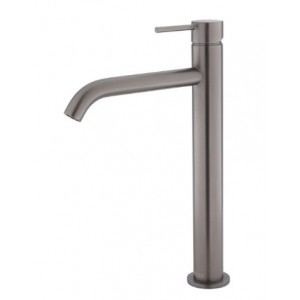 Kaya Tall Basin Mixer, Gun Metal